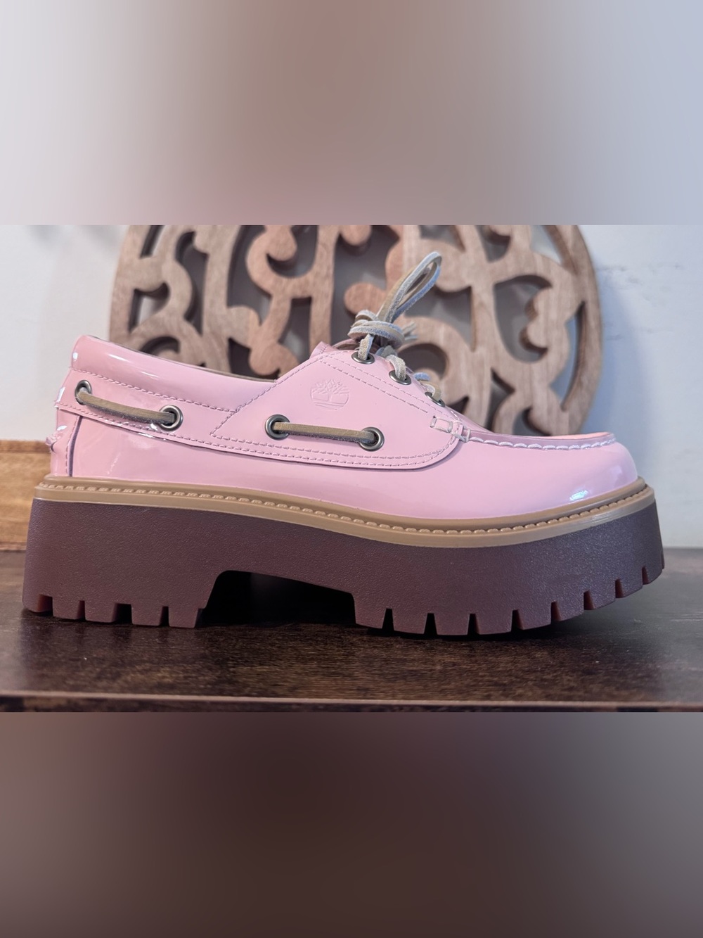 NWT Timberland Women's Stone Street Platform Boat Shoe